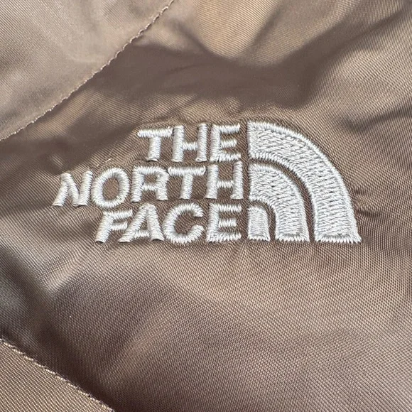 The North Face 550 Down Aconcagua Puffer Vest Womens L Brown Quilted - Picture 8 of 10